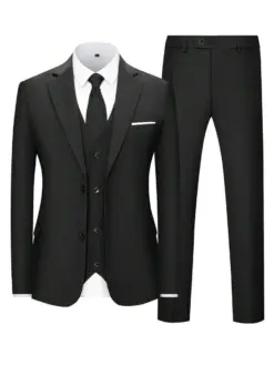 Men's Four Piece Slim Fit Formal Business Suit Set